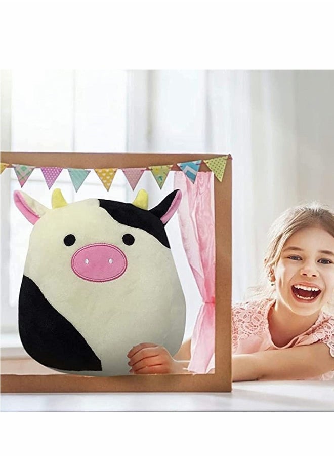 Pillow Black Cow Plush Pillow, Cow Stuffed Animals, Pillows Cow Plushie Kawaii Cow Plush Stuffed Cow Pillow (30cm)  - Image 5