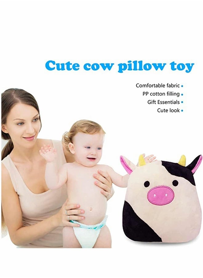 Pillow Black Cow Plush Pillow, Cow Stuffed Animals, Pillows Cow Plushie Kawaii Cow Plush Stuffed Cow Pillow (30cm)  - Image 4