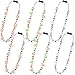 Traplace 6PCS Light Up Christmas Necklace 3 Modes Christmas Accessories Multicolor Necklace Decorations 3 Festive Designs with Santa Tree Snowman Ugly Sweater Decor Xmas Theme Party Supplies - Image 2