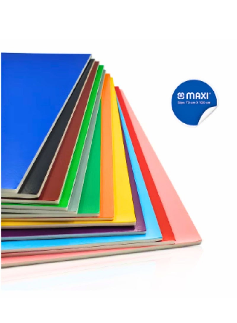 Generic 25-Piece Foam Boards 70x100 Size Multicolour  - Image 1