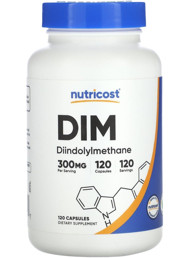 Nutricost DIM، 300 مجم، 120 كبسولة