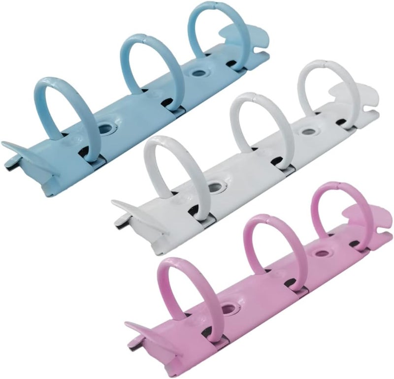 NUOBESTY 6pcs Metal Clip Binder Set O-Type Manual Binder for Office School and Home Use Lightweight and Portable - Image 3