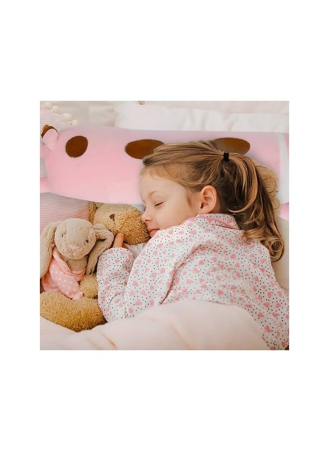 The Bros Cat Hugging Plush Pillow - 20" Comfortable Stuffed Cute Kitten Doll - Pink Plushies Toy Gift for Girls, Boys and Girlfriend (19.6in/50cm)  - Image 3