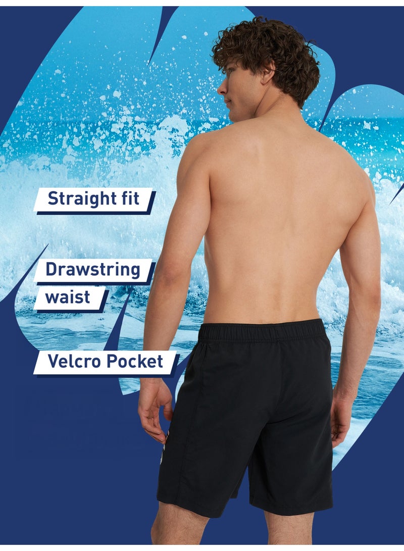Termit Men's Beach Shorts Black – Quick-Drying, Swimming Fabric, Adjustable Waistband, Velcro Pocket, Chlorine Resistant, Ideal for Water Sports - Image 3