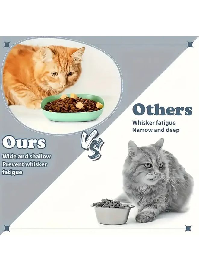 11pcs Square Dinner Plates Set with Stand Durable Plastic Portable for Snacks Breakfast - Image 4
