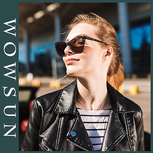 WOWSUN Large Polarized Cat Eye Sunglasses for Women - Image 2
