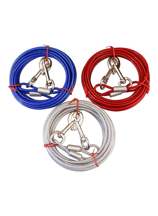 Loquat Tie Out Cable for Dogs 5 meter Red 14.00 x 5.00 x 14.00cm - Image 5
