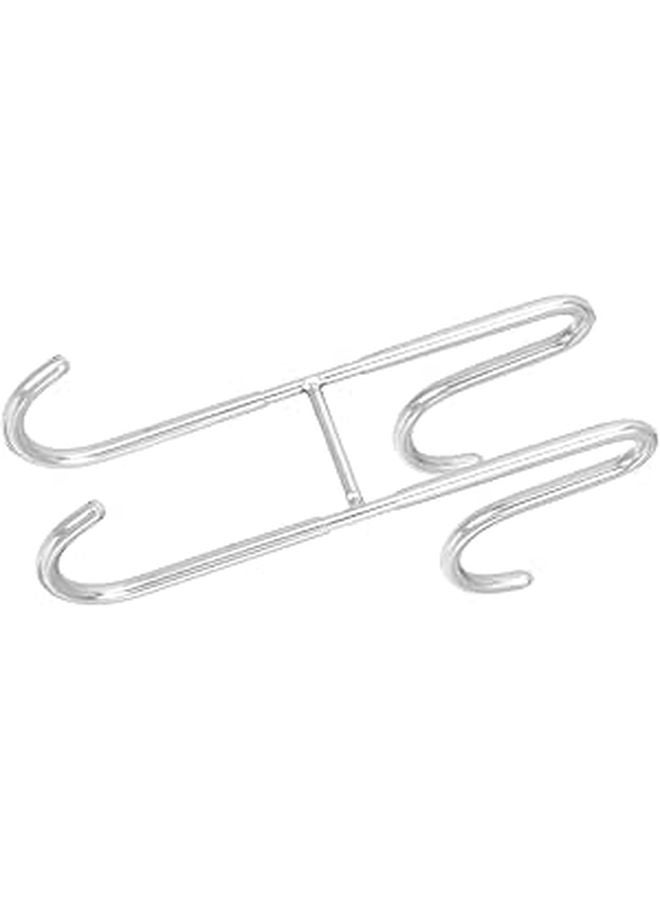 Stainless Steel Over Door Towel Hook Strong Load Bearing Space Saving For Bathroom Kitchen - Image 1