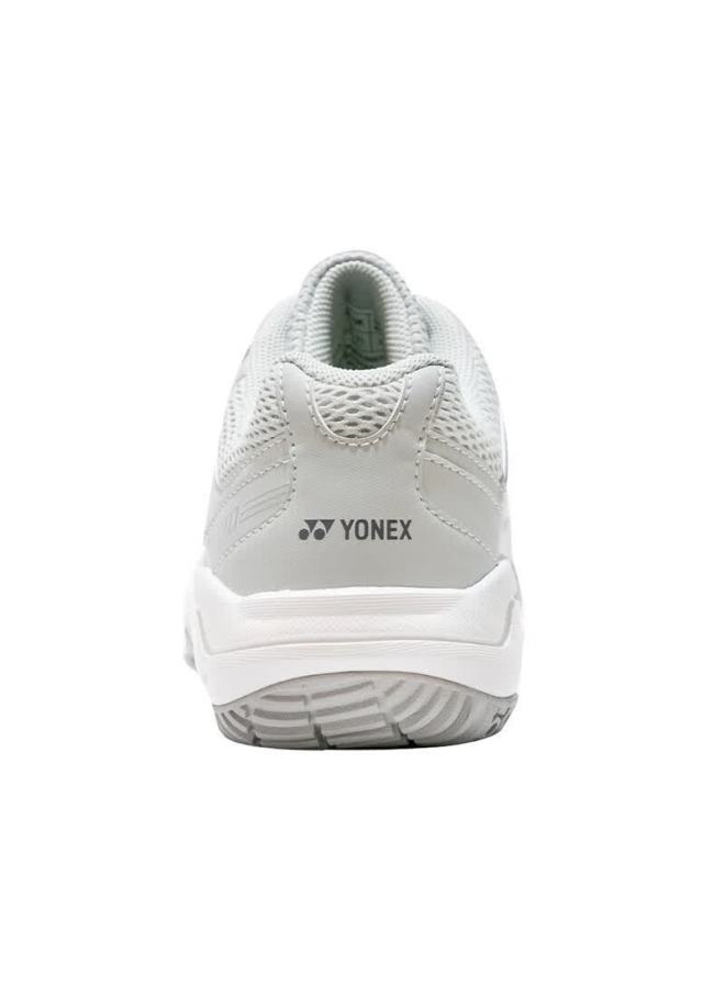 Yonex أحذية كرة الريشة من يونيكس للتدريب والمنافسة مع وسادة طاقة لامتصاص الصدمات أحذية رياضية قابلة للتنفس SHB470CR باللون الأزرق والرمادي مقاس 45 - Image 4
