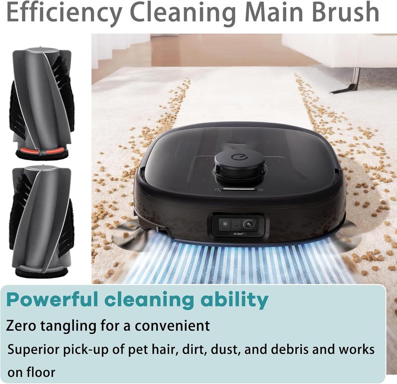 Chuancheng 17 Pack Replacement Kits for eufy E25 Omni / E28 Omni Robot Vacuum, Accessories Parts with Main Brush, Side Brushes, Dust Bag, Roller Mop, Filter - Image 4