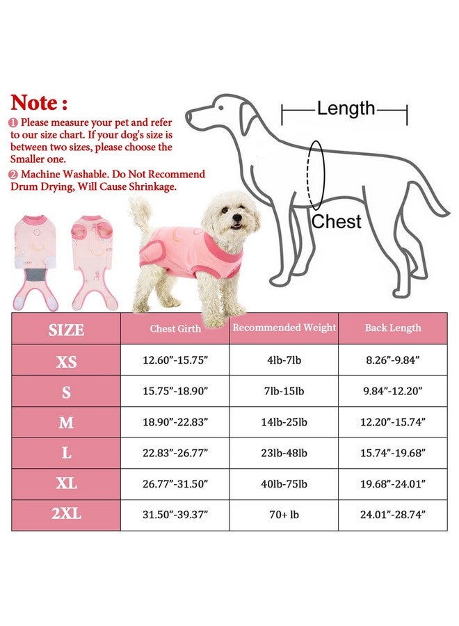 IDOMIK Dog Recovery Suit After Surgery,Breathable Dog Surgery Recovery Suit For Female Male Dogs Cats,Dog Surgical Onesie For Spay Neuter Surgery,ECollar Cone Alternative AntiLicking Abdominal Wound - Image 2