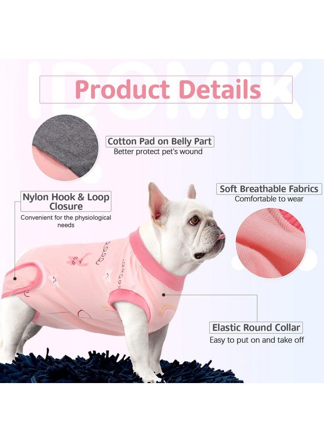 IDOMIK Dog Recovery Suit After Surgery,Breathable Dog Surgery Recovery Suit For Female Male Dogs Cats,Dog Surgical Onesie For Spay Neuter Surgery,ECollar Cone Alternative AntiLicking Abdominal Wound - Image 3
