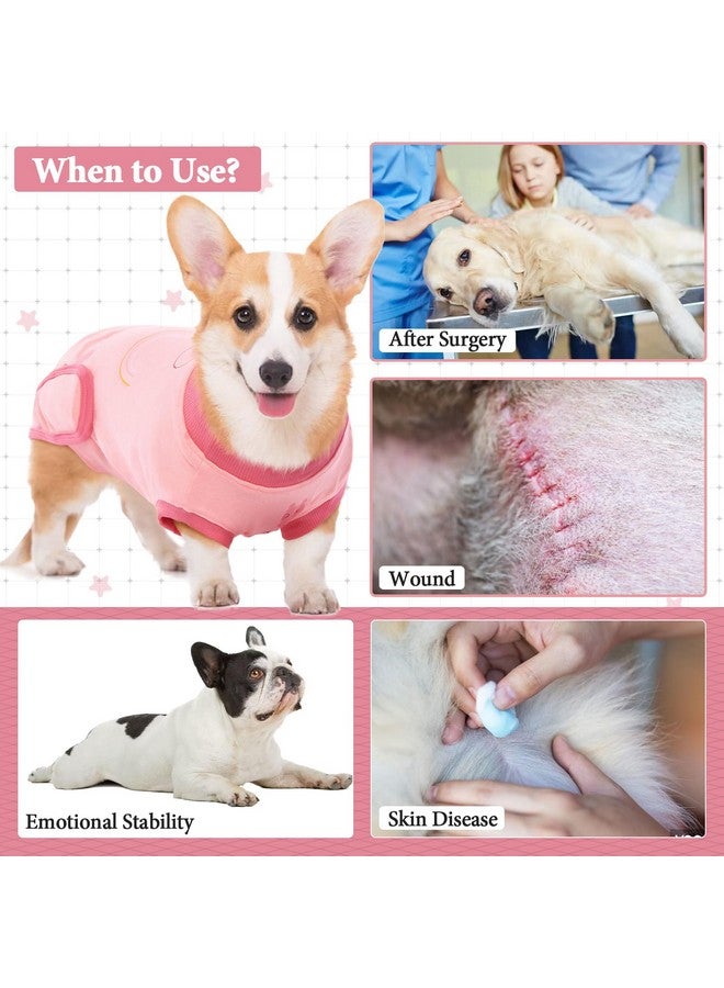 IDOMIK Dog Recovery Suit After Surgery,Breathable Dog Surgery Recovery Suit For Female Male Dogs Cats,Dog Surgical Onesie For Spay Neuter Surgery,ECollar Cone Alternative AntiLicking Abdominal Wound - Image 5