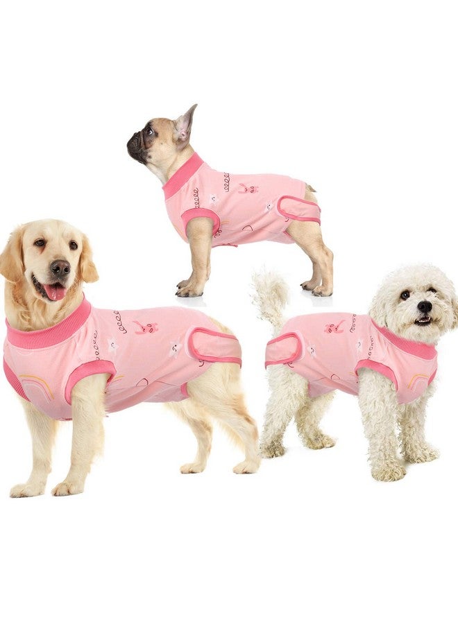 IDOMIK Dog Recovery Suit After Surgery,Breathable Dog Surgery Recovery Suit For Female Male Dogs Cats,Dog Surgical Onesie For Spay Neuter Surgery,ECollar Cone Alternative AntiLicking Abdominal Wound - Image 1