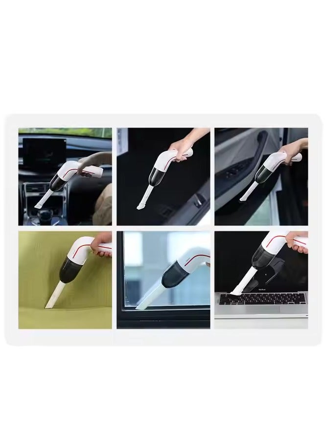 أوسامس مكنسة كهربائية محمولة باليد ZB253، مكنسة كهربائية صغيرة محمولة باليد قابلة لإعادة الشحن USB للسيارة - Image 5