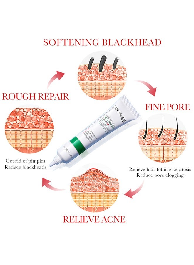 BIOAOUA Salicylic Acid Acne Removal Cream , Acne Treatment Face Cream, Acne Spot Treatment for Face & Acne Dots, Natural Cystic Acne Treatment, For All Skin Types, Premium Acne Scar Cream & Pimple Remover20g - Image 5