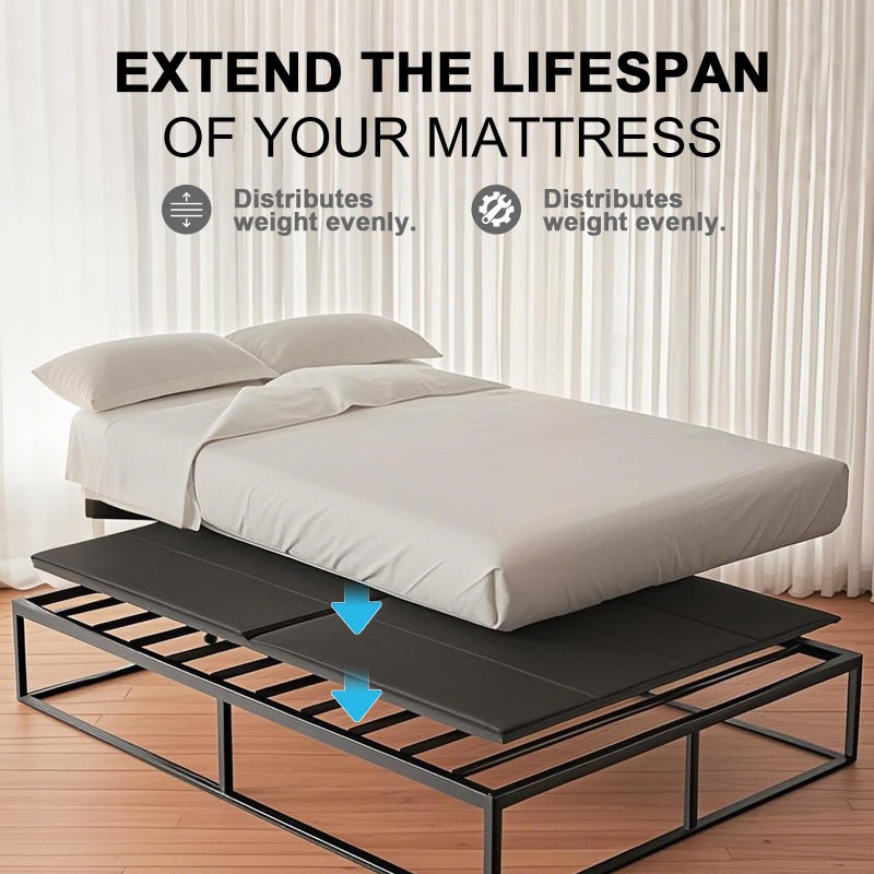 Imperius Folding Spring Box,Bunkie Board,10MM, Bed Support Flat Noodles, Queen Size 60x80'' ï»¿Light and Thin, Breathable, Noise Minimizing,Moisture Resistant Bunkieboards - Image 4