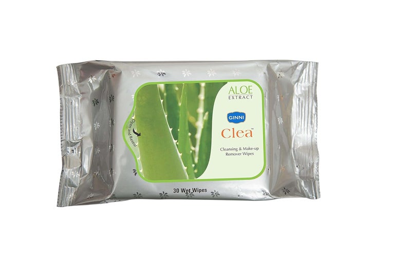 GINNI CLEA Refreshing Wet WipesAloevera pack of 30  Cucumber pack of 3 10 Wipes in each packTotal  60 counts - Image 2