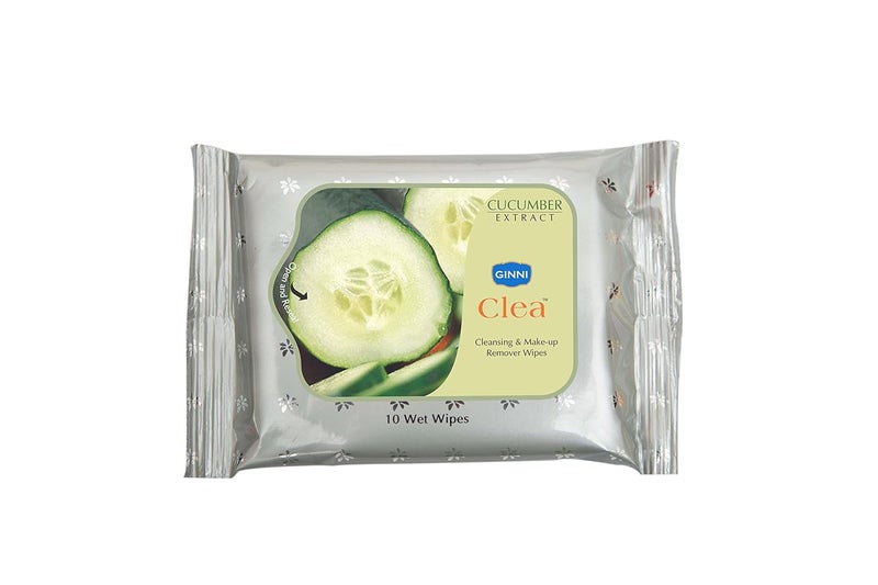 GINNI CLEA Refreshing Wet WipesAloevera pack of 30  Cucumber pack of 3 10 Wipes in each packTotal  60 counts - Image 3