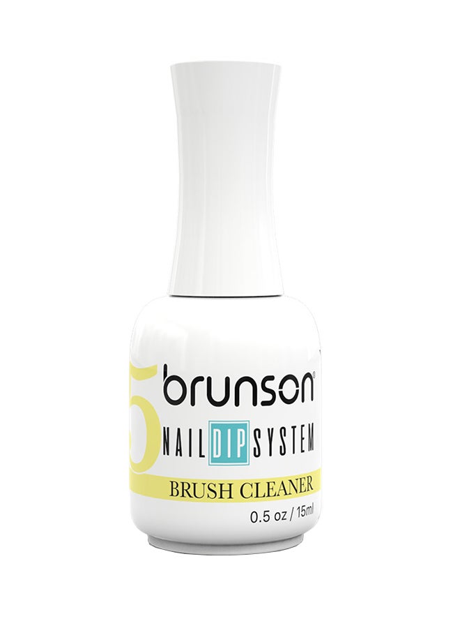 منظف فرشاة بودرة الغمس Perfection Dipping Powder Brush Cleaner - نظام غمس بودرة تمديد الأظافر - منظف فرشاة التلميع - 5، 15 مل، BDBCL