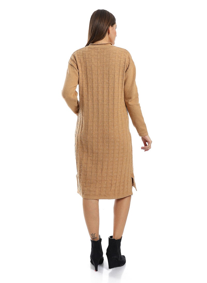 Caesar WomenCasual Wool Short Dress  - Image 3