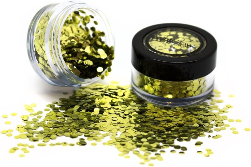 Biodegradable Glitter cosmetic grade from PaintGlow Vegan body face glitter