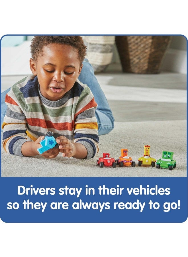 hand2mind hand2mind Numberblocks Mini Vehicles, Race Car Toys, Toy Vehicle Playsets, Play Figure Playsets, Small Figurines for Kids, Number Toys, Counting Toys, Math Toys for Kids 3-5, Birthday Gifts for Kids - Image 4