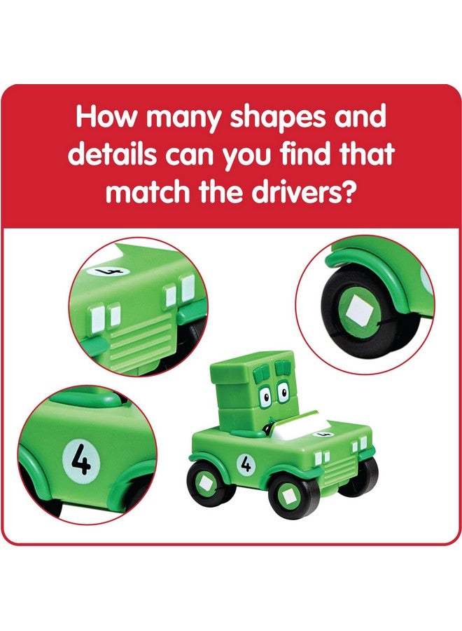hand2mind hand2mind Numberblocks Mini Vehicles, Race Car Toys, Toy Vehicle Playsets, Play Figure Playsets, Small Figurines for Kids, Number Toys, Counting Toys, Math Toys for Kids 3-5, Birthday Gifts for Kids - Image 5