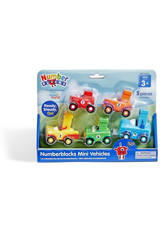 hand2mind hand2mind Numberblocks Mini Vehicles, Race Car Toys, Toy Vehicle Playsets, Play Figure Playsets, Small Figurines for Kids, Number Toys, Counting Toys, Math Toys for Kids 3-5, Birthday Gifts for Kids - Image 1