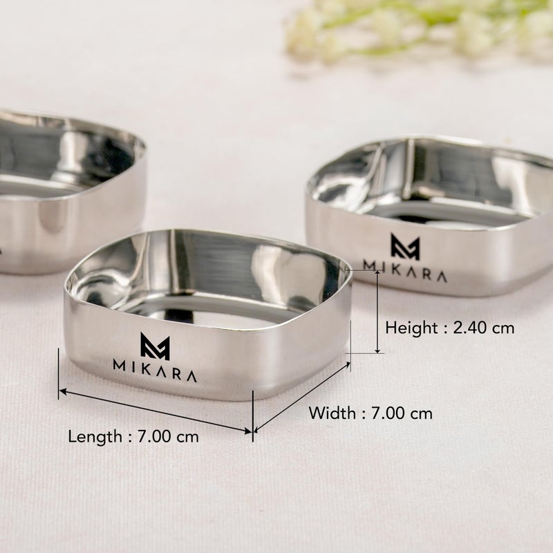 MIKARA Dessert Wati/Bowl/Plate (Set of 4) - Image 2