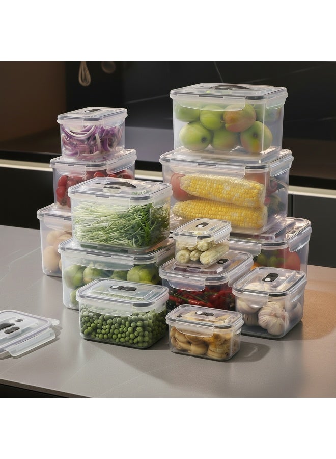 YAH Creation 9 YAH Prestigious Kitchen Storage Containers Set with Smart Handles / Top Ventilation Hole - Airtight, Microwave & Freezer Safe | Fridge & Pantry Durable Organizers | In-Out Door Usage. - Image 1