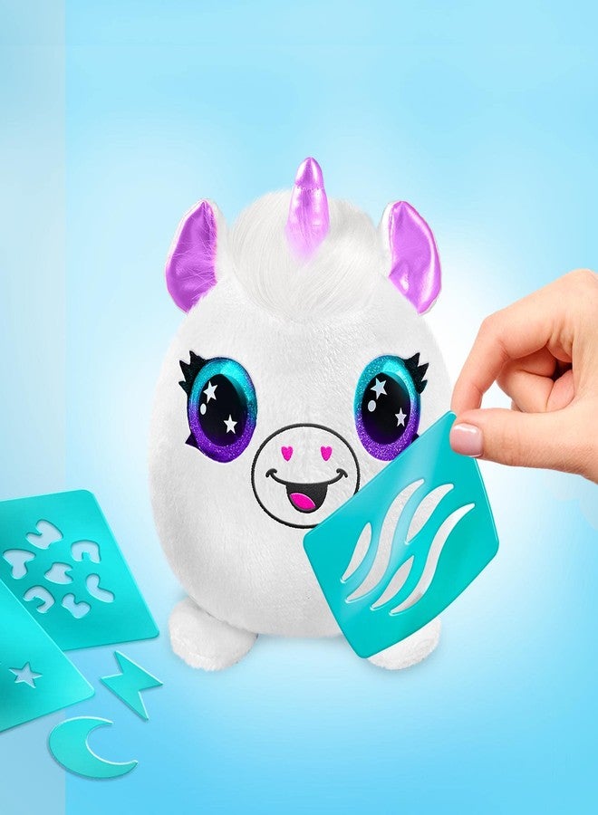 Canal Toys Personalize Airbrush Plush Mini Mystery 2 Pack! Which 2 plushies Will You get?! Decorate, wash, Repeat! Customize Your own plushies with Markers, Airbrush Tool and Stencils. Ages 6+ - Image 4