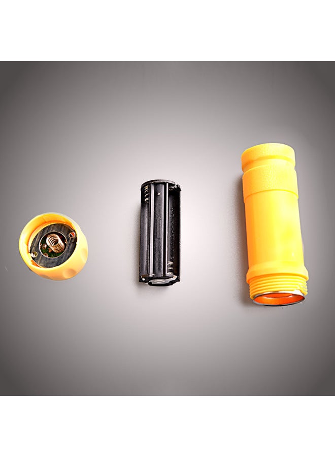 Strong Light Flashlight Led Outdoor Night Riding Mini Portable Hand-held Bright Lighting Flashlight Plastic-Color:Green  - Image 3