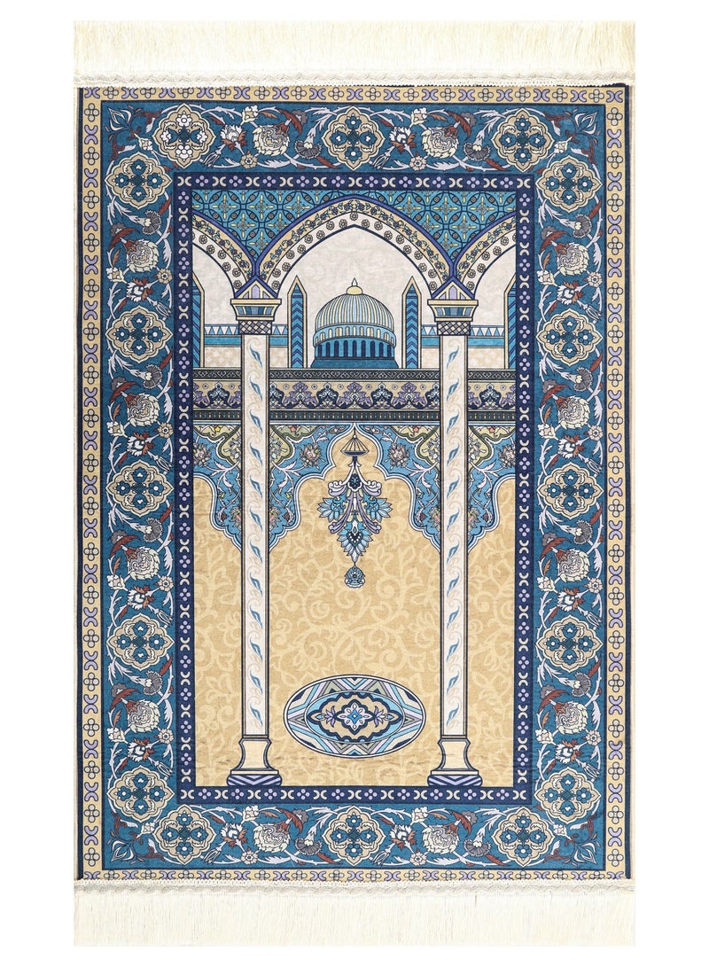سجادة صلاة | جنازة إسلامية ناعمة ومريحة | تصميم قابل للطي والحمل | سجادة صلاة | جنازة إسلامية ناعمة ومريحة | تصميم قابل للطي والحمل | سجادة صلاة عالية الجودة للمنزل أو المسجد أو السفر - ٧٠ × ١١٠ سم (الطراز ٤)