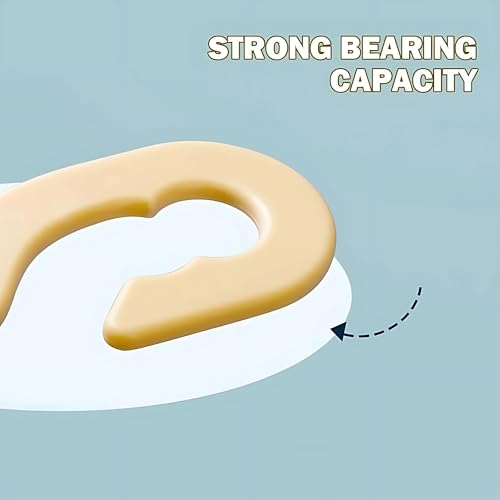 Hian Car Backseat Headrest Hook | Beige, Pack of 2 – 3.3X9X7.3 cm | Heavy-Duty Scratch-Resistant PP Plastic | Space-Saving & Clutter-Free | for Hanging Bags, Coats & Groceries - Image 5