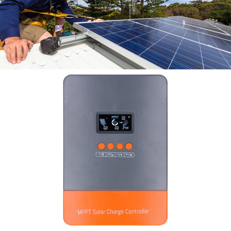 O Layer MPPT Solar Charge Controller Photovoltaic Panel Charge Discharge Device LCD Display - Image 4