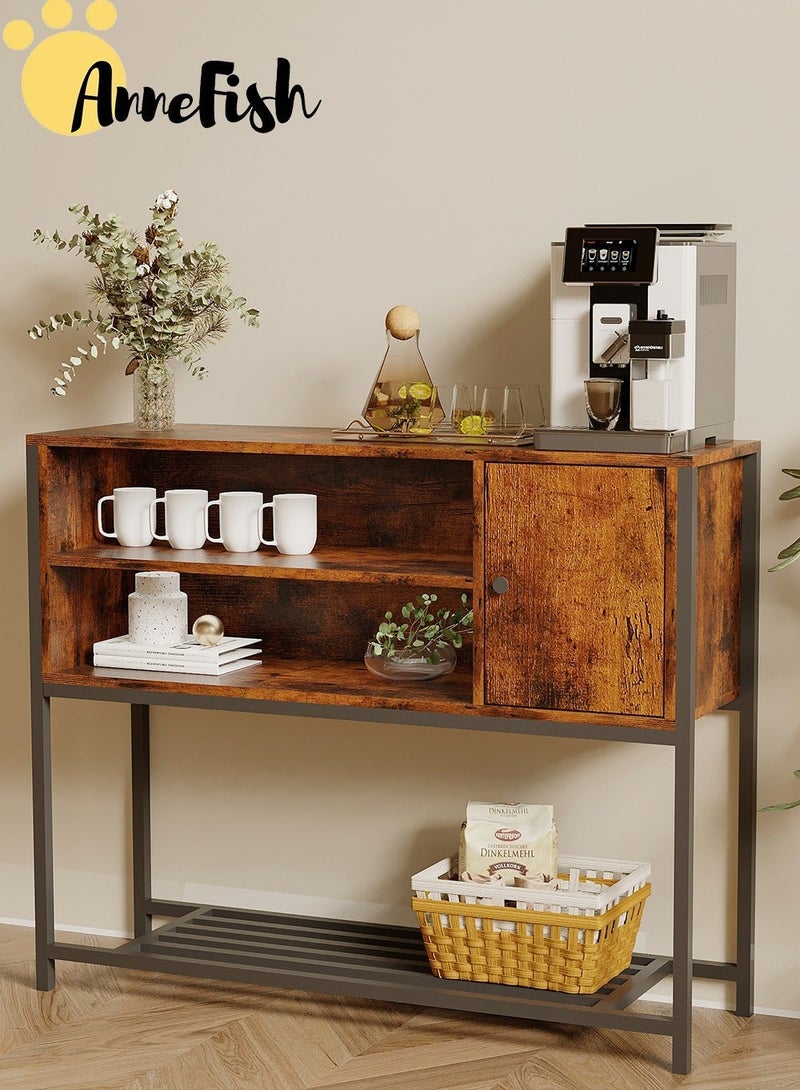 آن فش طقم أثاث مكون من خزانة زاوية قهوة (100 × 30 × 80 سم)، وطاولة جانبية، ورفوف للمطبخ، وخزانة عرض للقهوة، بالإضافة إلى 3 طاولات تقديم قهوة على شكل حرف C، وطاولة جانبية للأريكة، وطاولة جانبية للطاولة. - Image 2