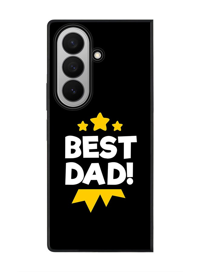 Stylizedd For Samsung Galaxy Z Fold7 Case,Slim fit Camera Protection, Shockproof Thin Phone cover  - Best Dad Medal