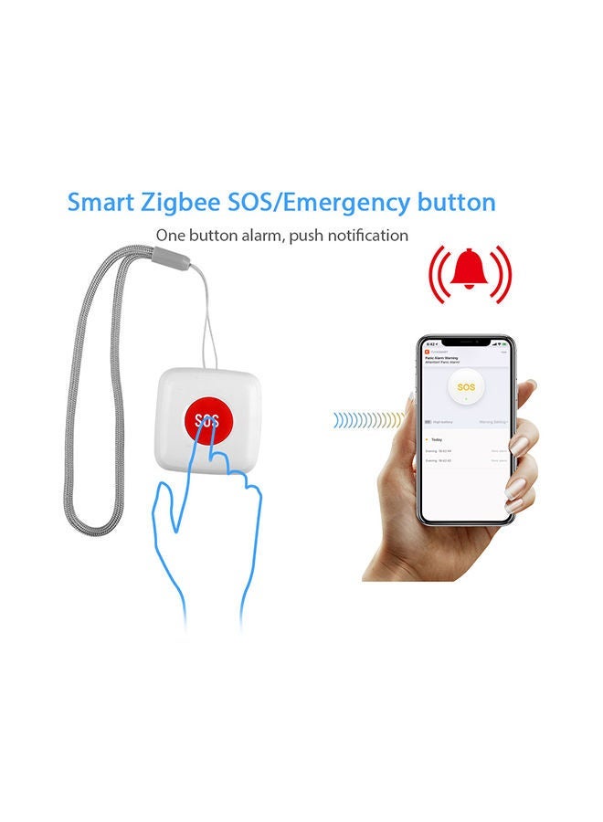 NIBEMINENT Smart Light Switch Push Button With Remote Control White 10x6x9cm - Image 3