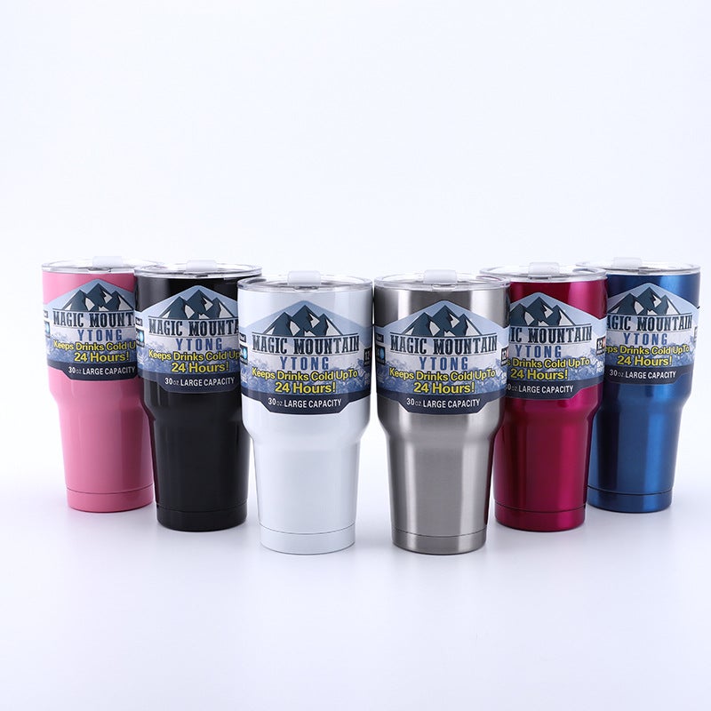 30Oz Ice Cup Vacuum Insulated Cold Cup Office Water Cup Stainless Steel Car Cup Gift Cup - Image 4