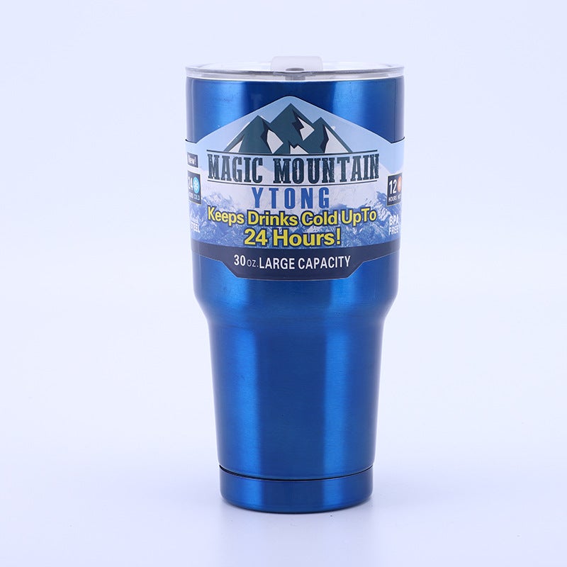 30Oz Ice Cup Vacuum Insulated Cold Cup Office Water Cup Stainless Steel Car Cup Gift Cup - Image 1