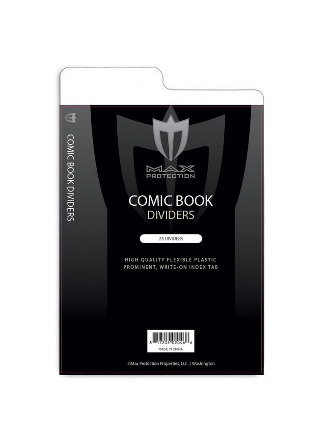 ماكس بروتيكشون فواصل كتب هزلية خالية من الأحماض 25 قيراط لصناديق تخزين الكتب الهزلية