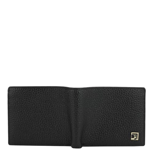 Da Milano RFID Protected Leather Wallet for Men with Card Slot - Black - Image 5
