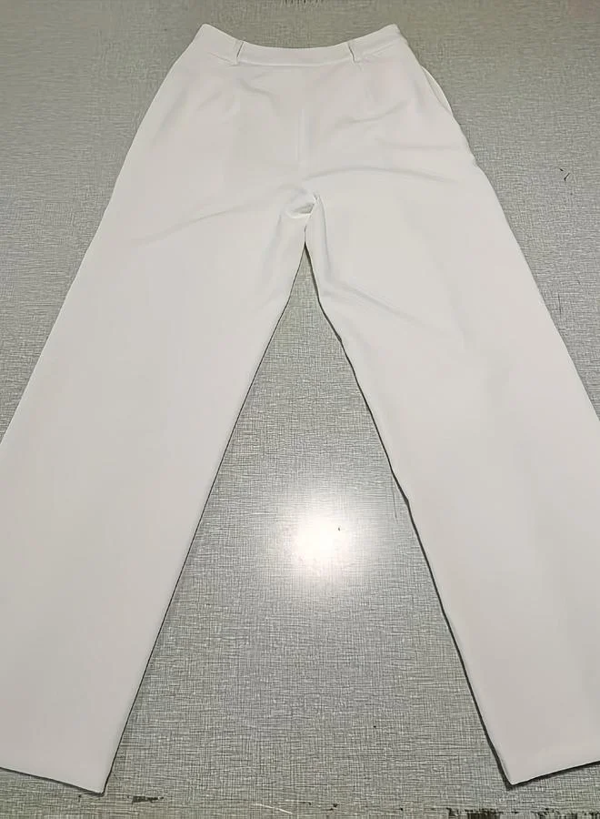 Take Two Solid Pocket Detail Straight Leg Pants