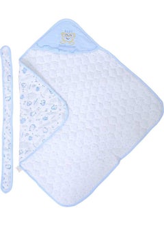 Ineffable Ineffable New Born Baby Odddna Wrapper Cum Blanket Unisex Sleeping Bag Cum Nest BagSnuggle Pod Baby Wrap Swaddle Baby Blue  - Image 3
