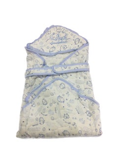 Ineffable Ineffable New Born Baby Odddna Wrapper Cum Blanket Unisex Sleeping Bag Cum Nest BagSnuggle Pod Baby Wrap Swaddle Baby Blue  - Image 5