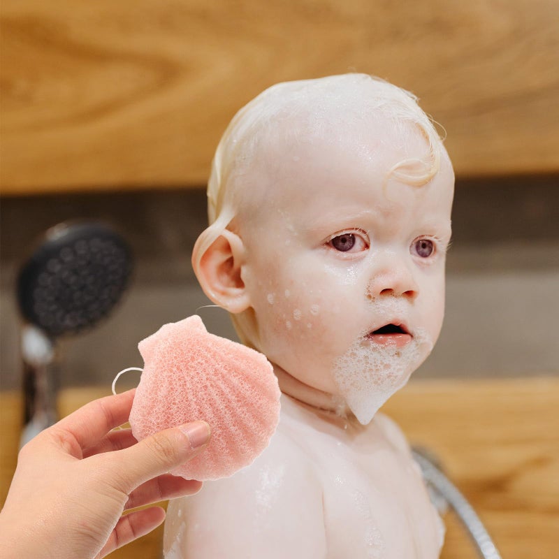 Soft Exfoliating Reusable Face Cleansing Sponge 2 Pack For Adults And Infants - Image 5