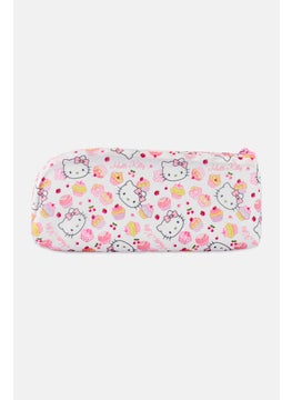 Sanrio Hello Kitty by Sanrio Graphic Printed Cosmetic Brush Pouch, Pink  - Image 2