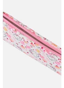 Sanrio Hello Kitty by Sanrio Graphic Printed Cosmetic Brush Pouch, Pink  - Image 3