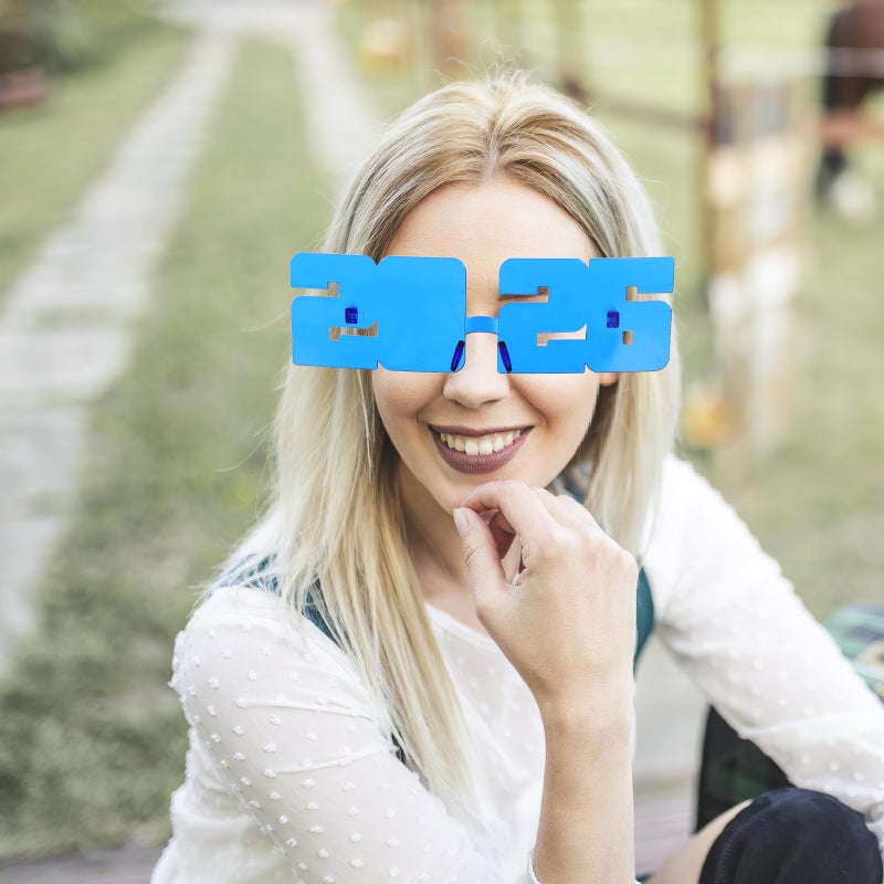 4pcs Number Glasses: Happy New Year'S Eve Glasses - Graduation 2026 Party Photo Prop Supplies - Number Eyewear Photo Props - Image 5